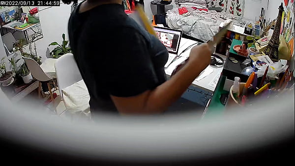 I installed a security camera in my sister-in-law's room
