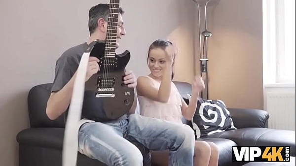 VIP4K. After concert sweetheart makes acquaintance with musicians old dick