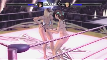 Rumble Roses XX Rowdy Reiko Dominates and Humiliates Aigle