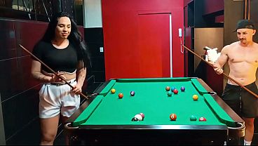 I took the transvestite to the motel to play pool and have sex.