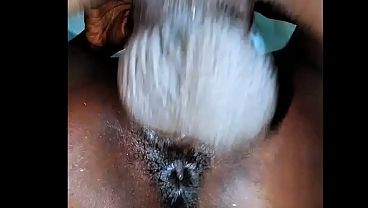 Download Video - Sexyriita showing her sexy slim body ebony pussy &comma; fucking hard BBC milf