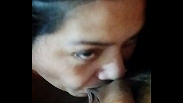 My girlfriend loves sending me the videos she records with her stepfather, sucking his dick. She really enjoys it and gets all his cum out so she can swallow it all.
