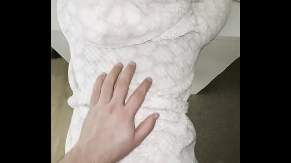 Step son put his big dick after my husband left to work, he fuck me hard in kitchen