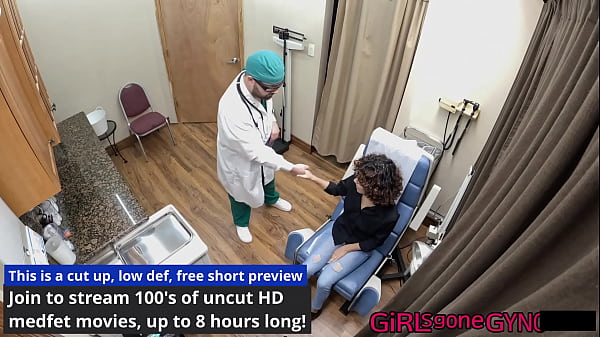Curly Cutie Brooklyn Rossi Gets 1st EVER Gyno Exam From Doctor Tampa Courtesy of GirlsGoneGyno Reup