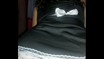 I WANT ANAL SEX! Sexy big-bootied maid comes into my room to suck my cock and fucks me hard until her ass is filled with cum!!