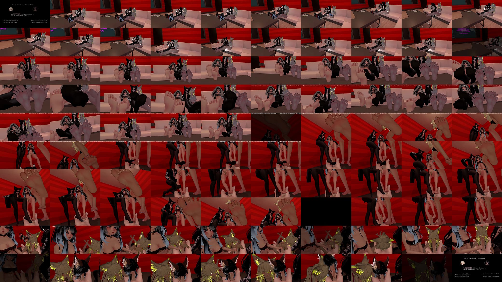 You get Dominated by 3 Hot Girls Feet in VRChat 预览图