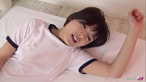 Petite Japanese Teen 18 seduce to uncensored Creampie Defloration Sex by Teacher