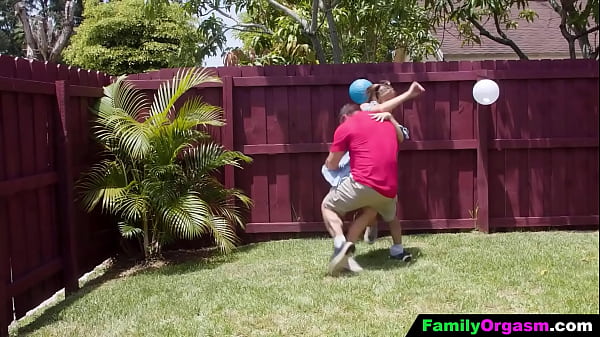 Download Video - FamilyOrgasm - Daughters Pamper their Old Stepdads after Playing Soccer