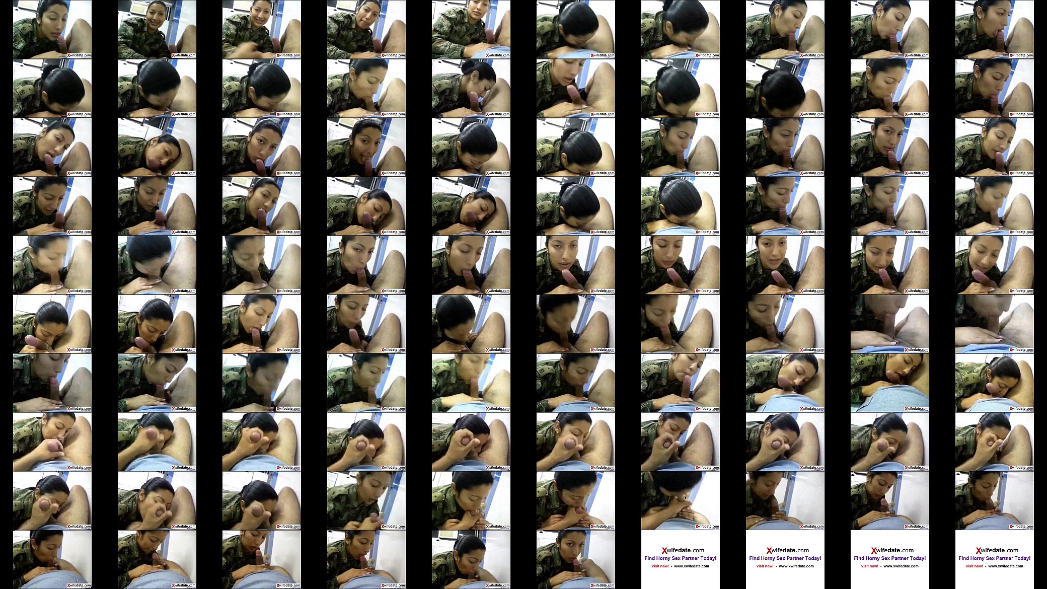 Korean solider girl licking his ball 预览图