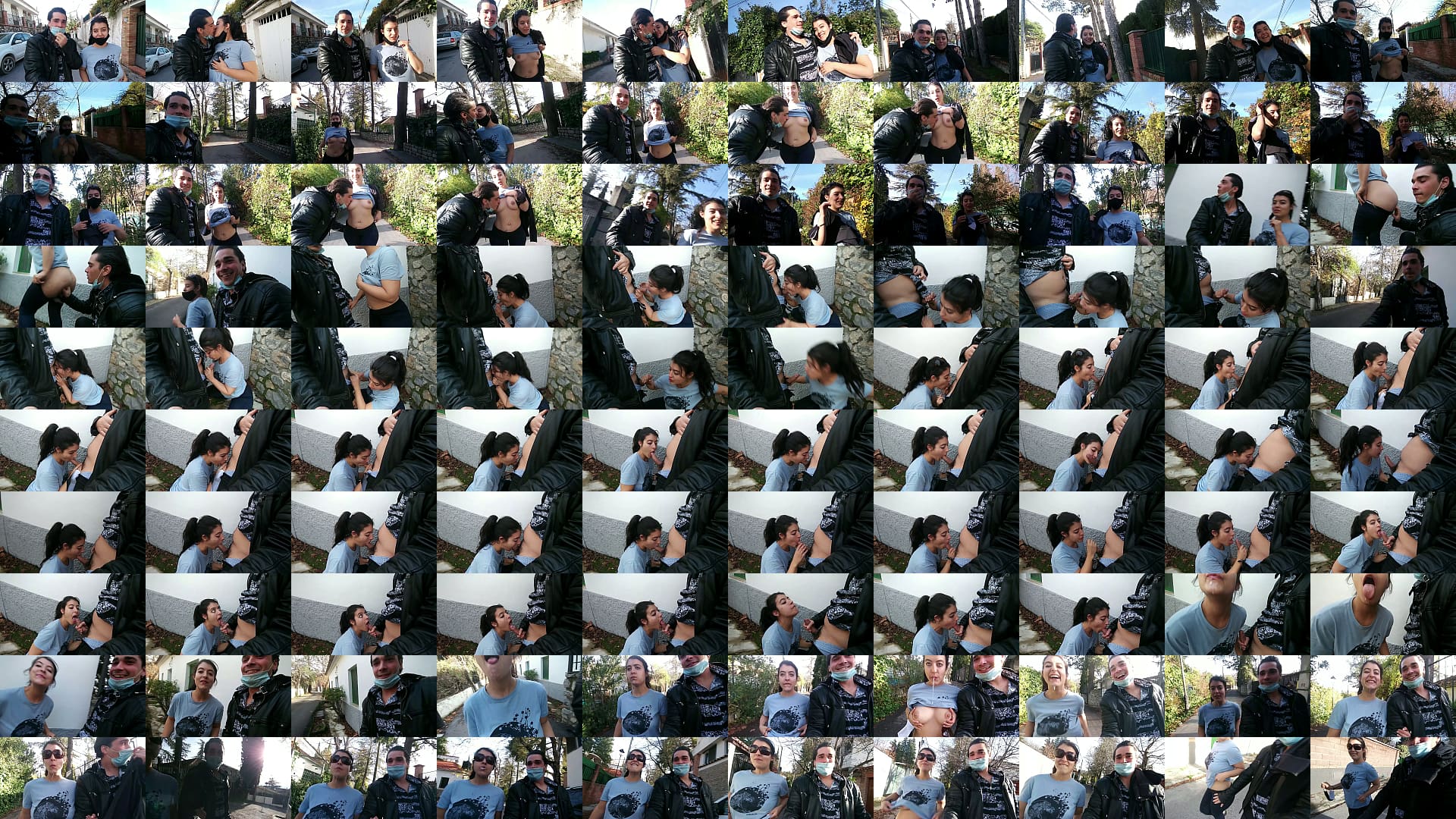 PUBLIC BLOWJOB POV CUMSHOT IN MOUTH IN STREET 预览图