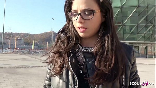 GERMAN SCOUT - Teen Mira with Braces First Time Anal