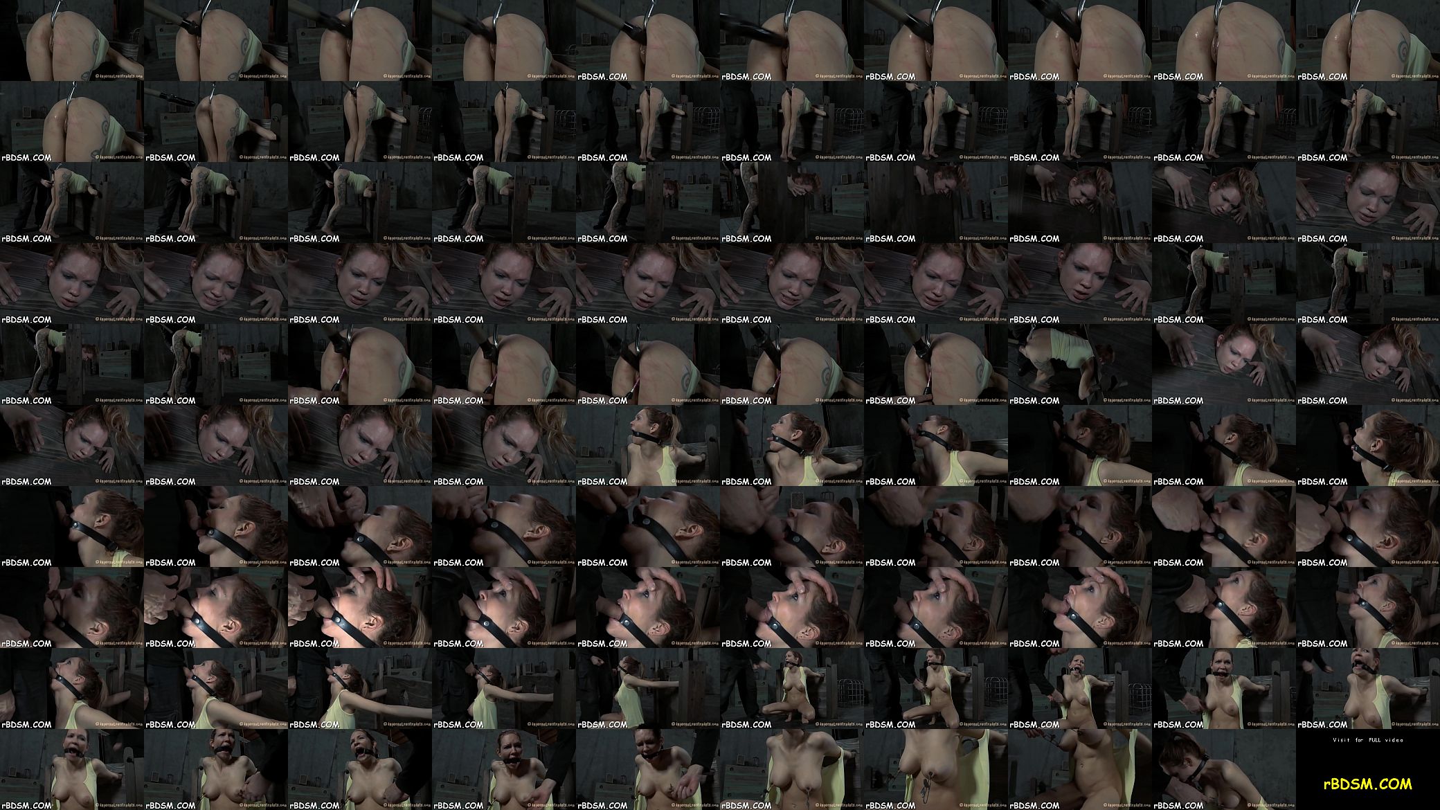 Fuck machine is pounding on bounded viciously 预览图