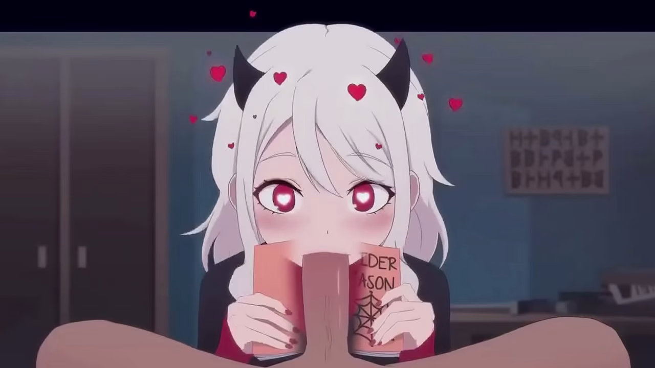 Modeus Helltaker Blowjob