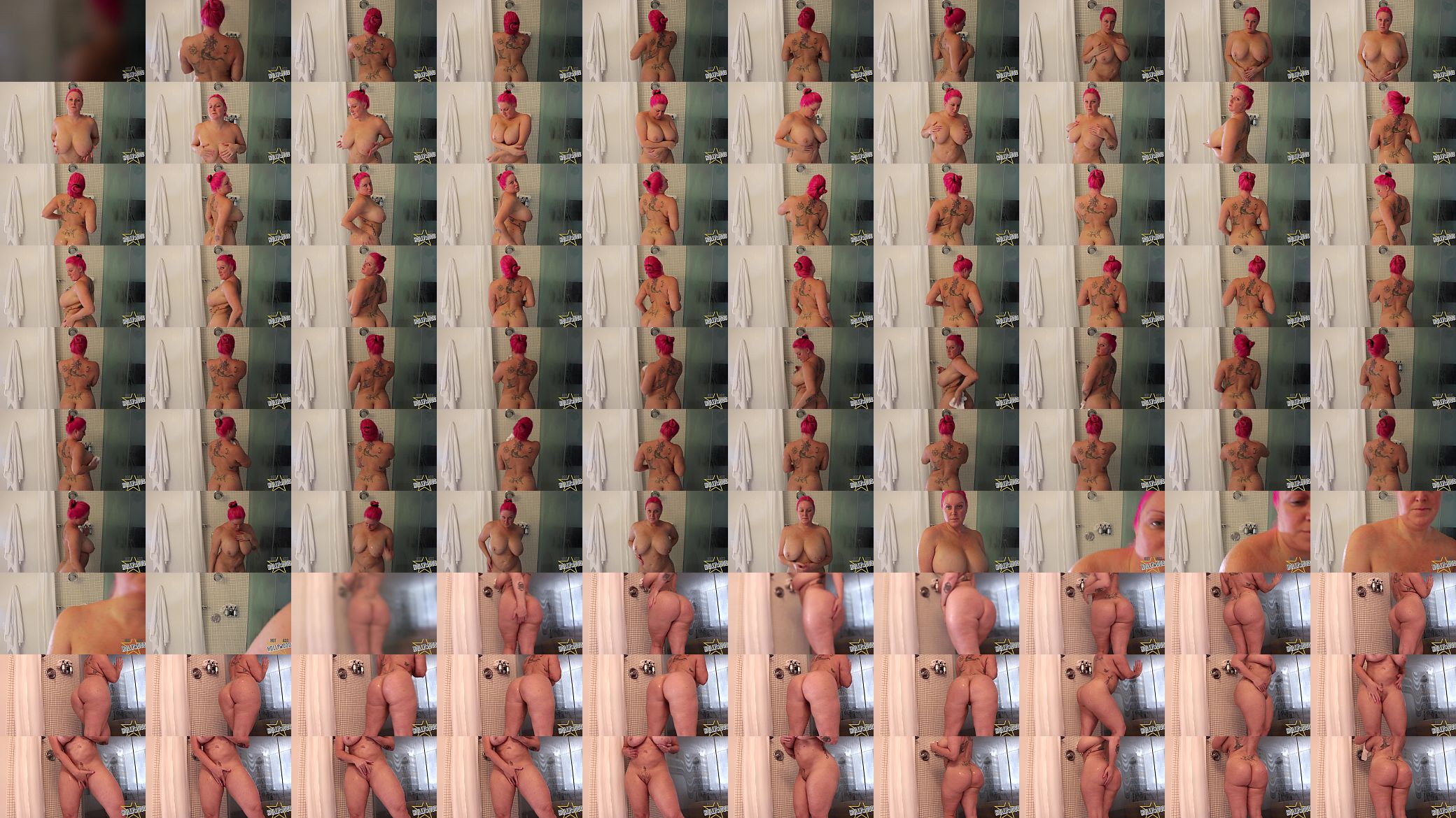 Spying on curvy milf showering 预览图