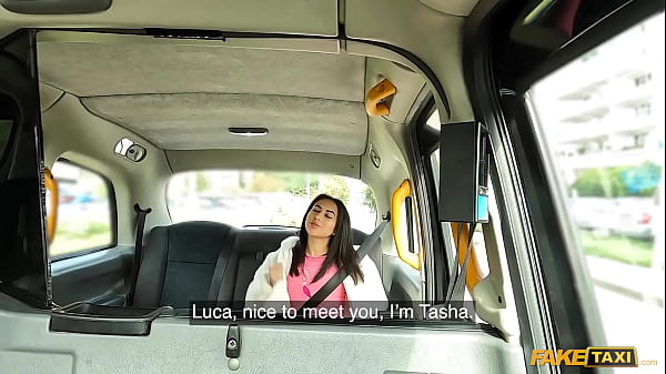 Fake Taxi - petite London Teen babe with tight body and little big tits teases driver before struggling with his huge dick in her super tight pussy