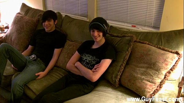 Hot twink scene He's evidently pretty nervous s...