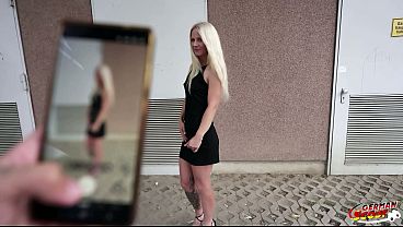 GERMAN SCOUT - Skinny Fit Mature Caroline De Jaie at no condom Casting Fuck