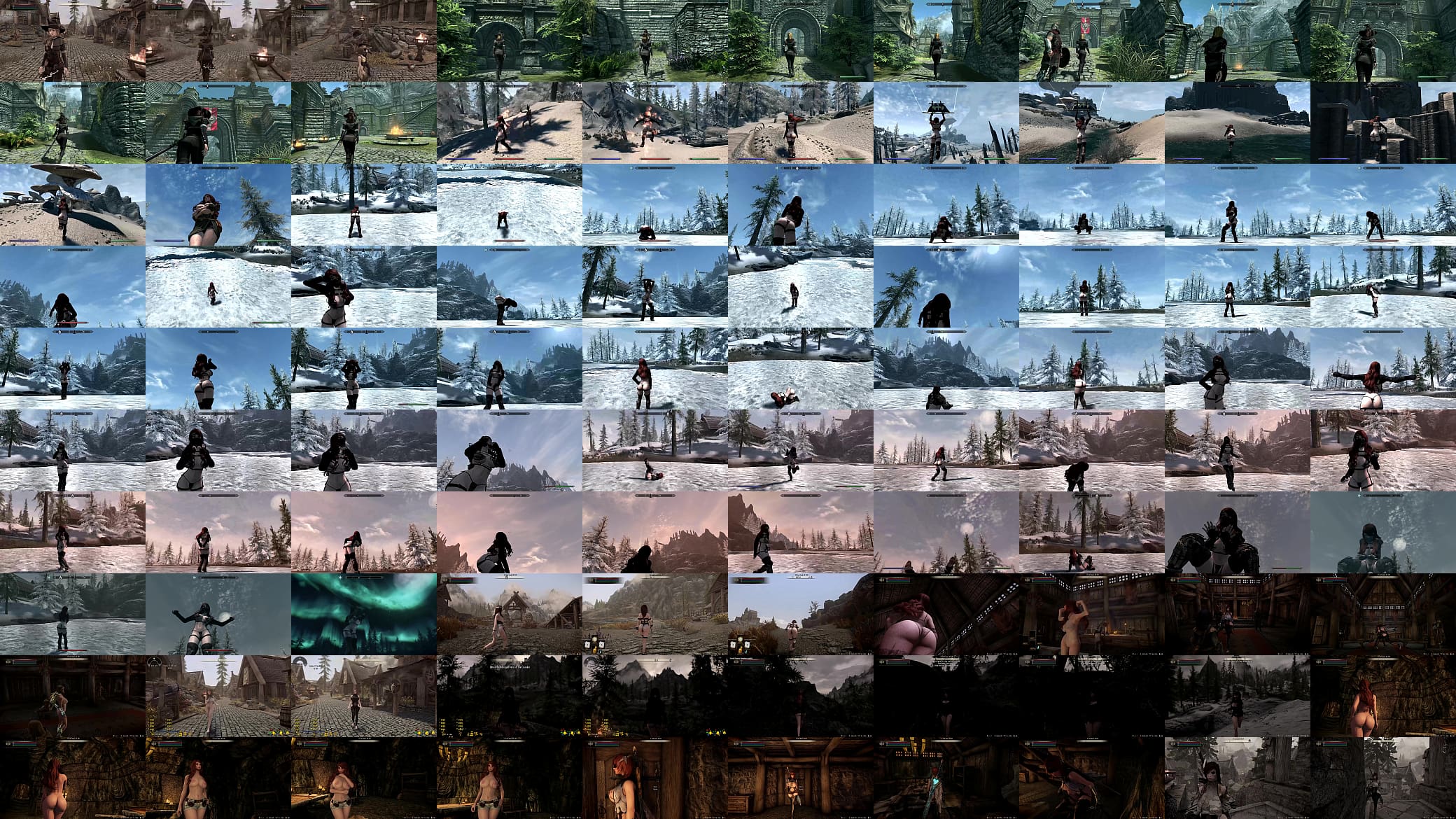 Skyrim Mod Models Modelling 预览图