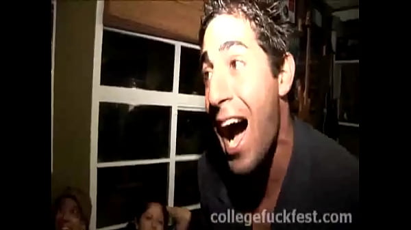 Partying teen lesbians eat pussy during a college frat party