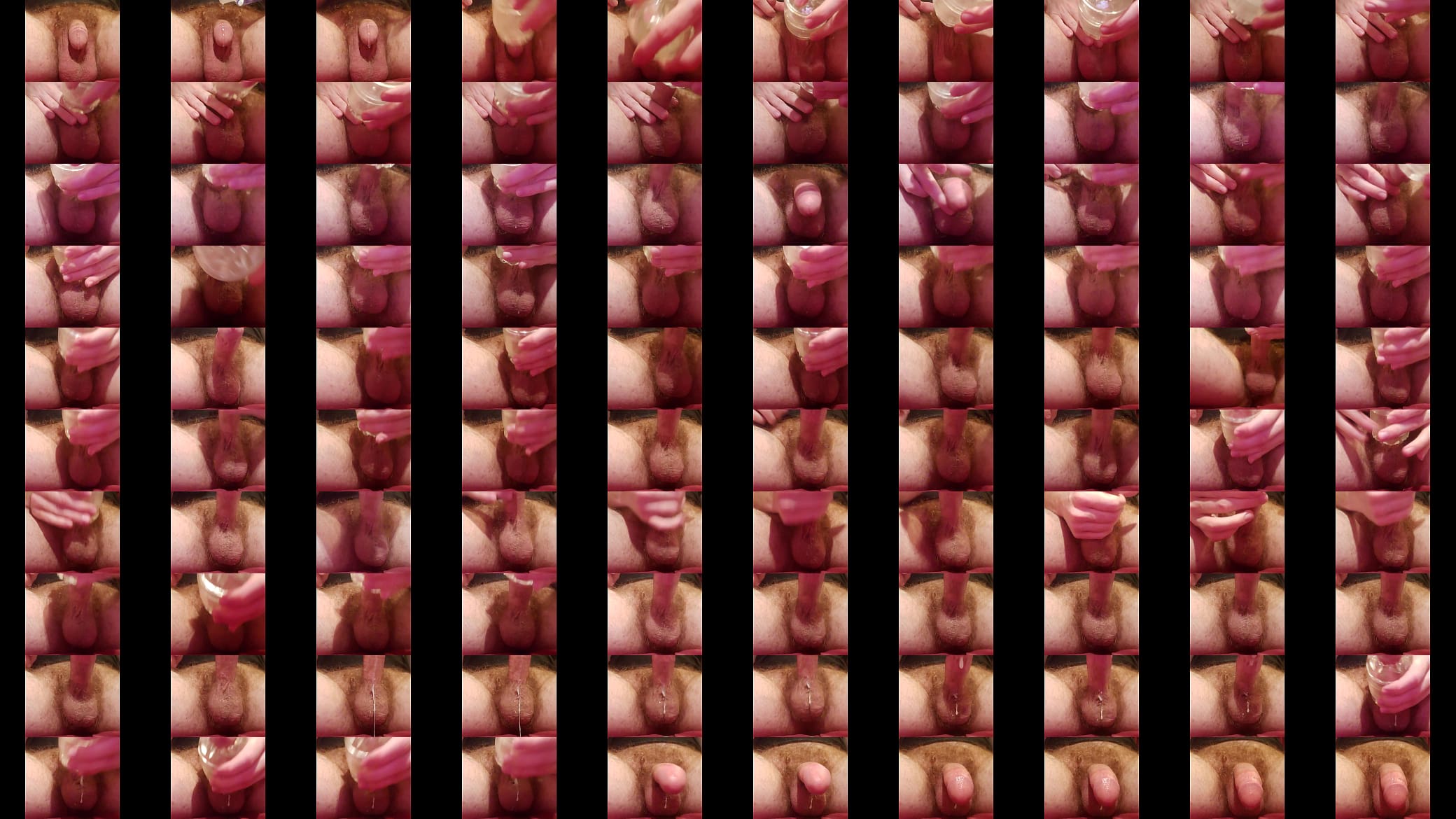 Masturbating and teasing my cock with fleshlight quickshot to a dripping cumshot 预览图