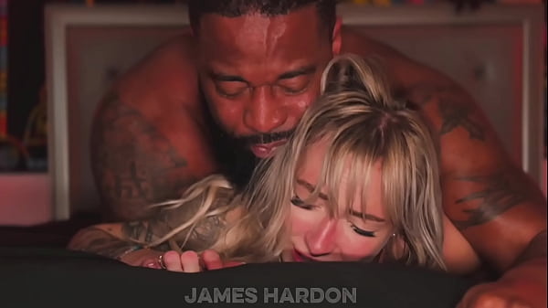 Jameshardon - Hotwife blonde comes over for a breeding session bbc interracial