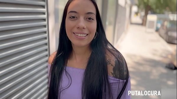 PutaLocura - ValenGMZ is convinced on the street to fuck and swallows my cum in Pilladas.