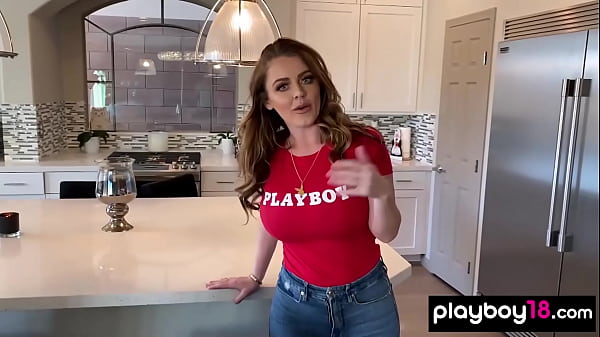 Chubby MILF Sophie Dee using two big dildos to satisfy her hungry pussy
