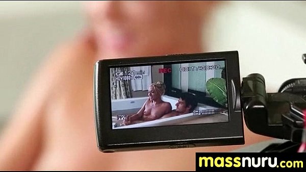 slippery nuru massage for lucky dude 25