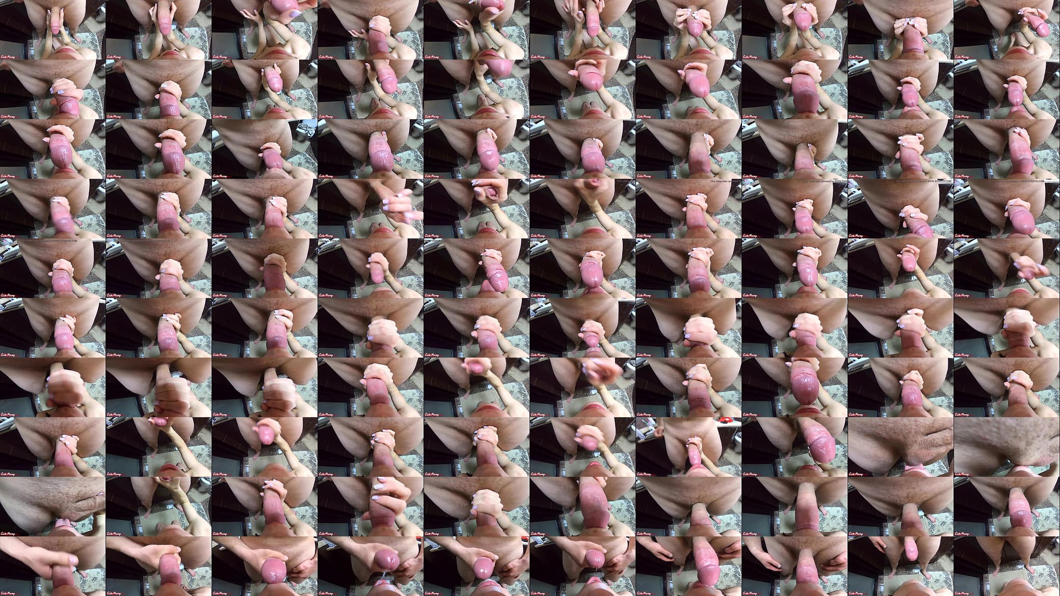 Teen Blowjob Big Cock and Cumshot on Lips - Amateur POV 预览图