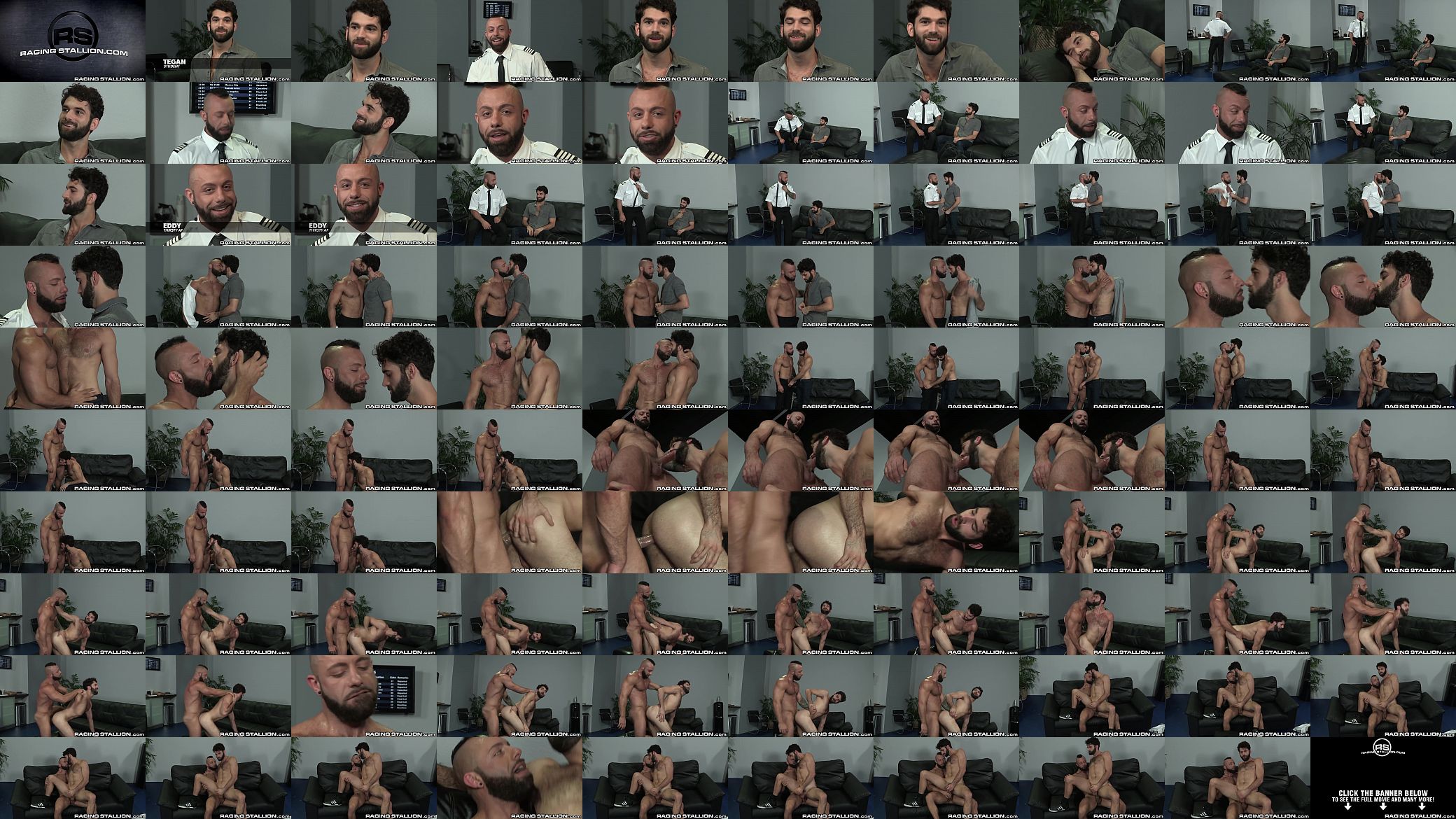 Hairy Muscle Hunk Arab Boy Pilot Rough Fucks Passenger 预览图