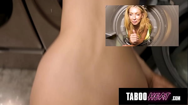 TABOOHEAT Freeuse Stepaunt Stuck in Dryer Leads to Anal Threesome!