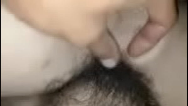 Fucking the pussy of an older woman with a beautiful clit, a smooth white pussy until he cums inside her clit hole.