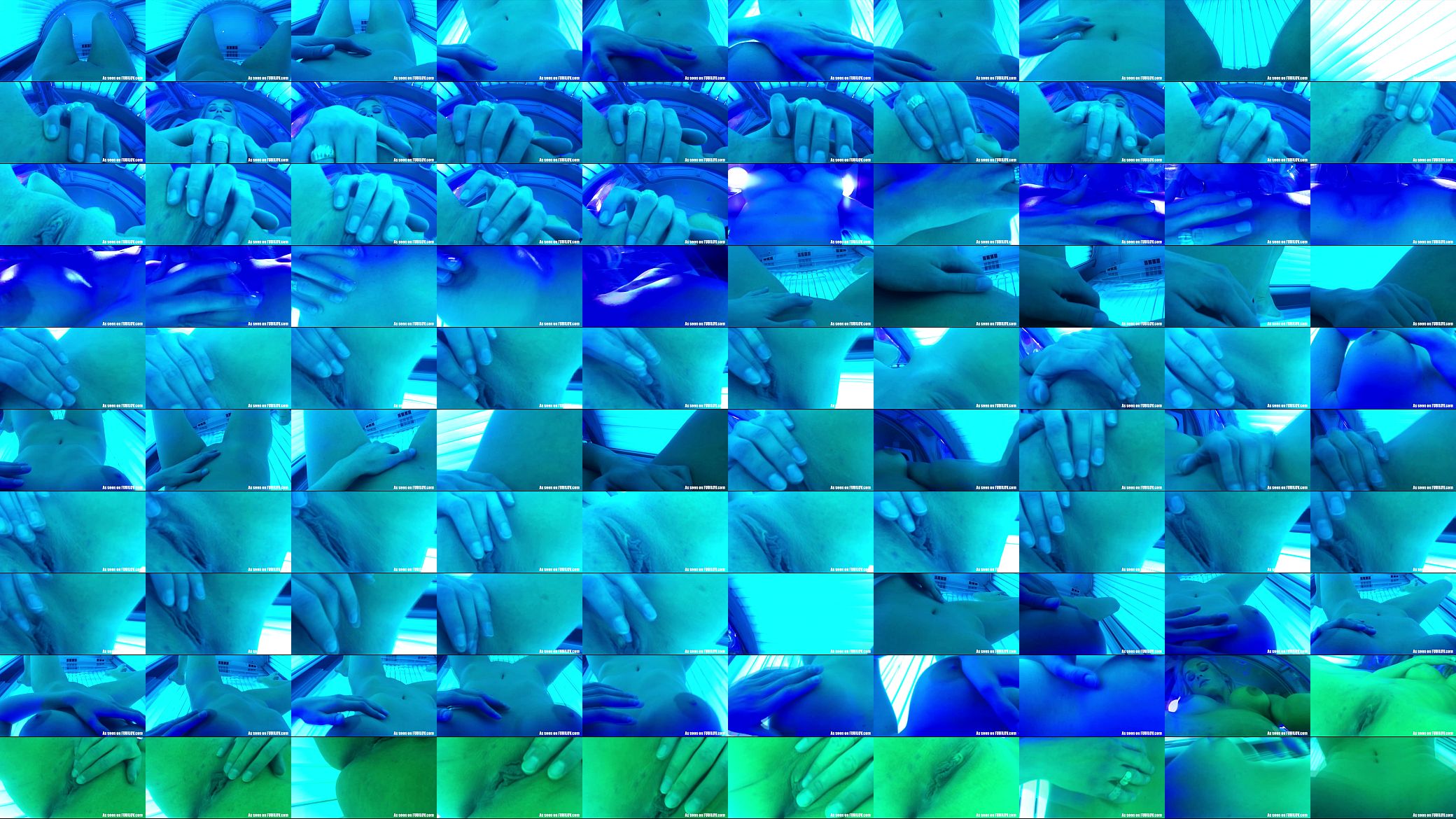 Hot Babe Plays With Her Pussy In A Tanning Bed 预览图