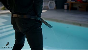 Angie Lyx's Pool Had an Uninvited Guest — She Didn't Complain