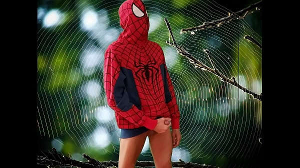 Download Video - Spiderman web cumming