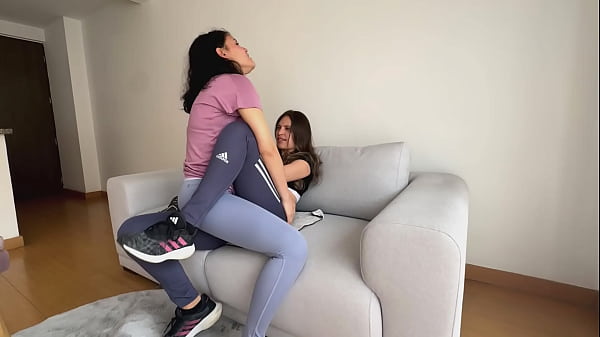 My lesbian lover and I recorded ourselves at my husband's house!!