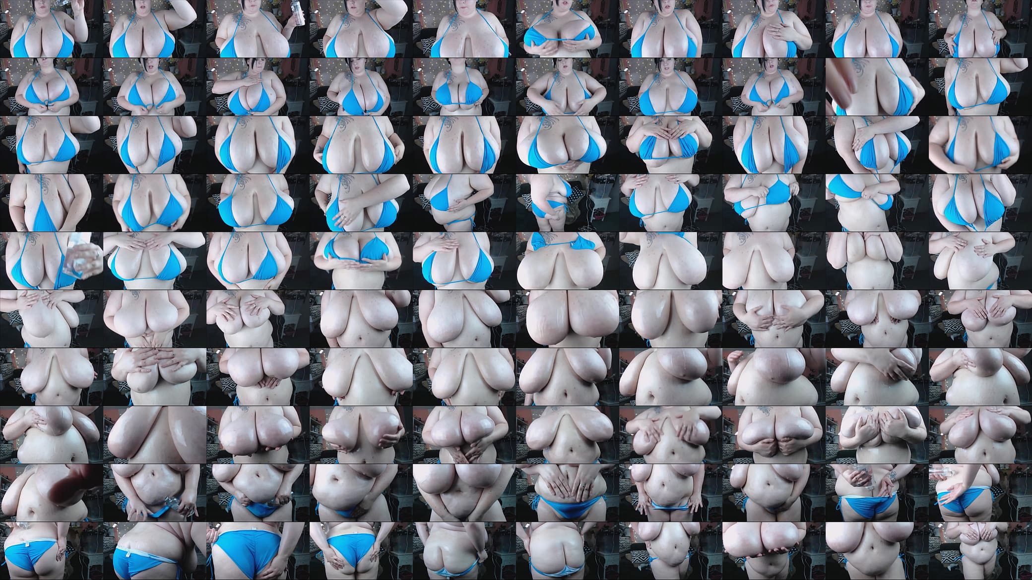 Daytona Hale 42K Tits Oiled in Tiny Bikini 预览图