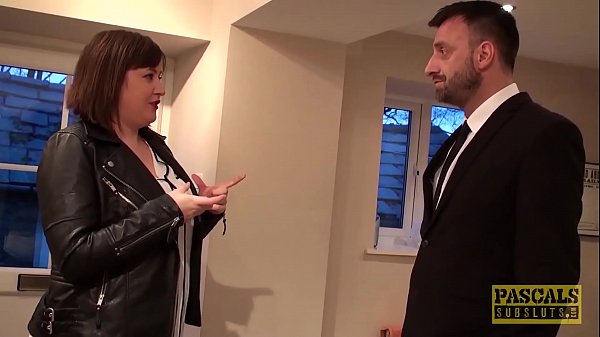 Hardfucked plumper fed with doms big cock and hot cum