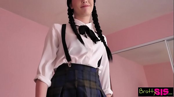 Download Video - Bratty step Sis - Quick Ride On Brother's Huge Cock Before Class S5&colon;E1