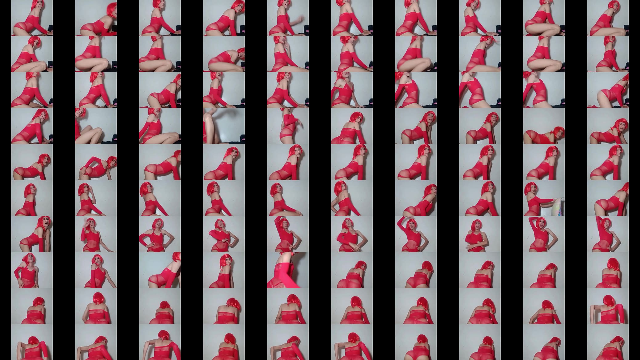 Una bailarina de rojo lista para todos 预览图