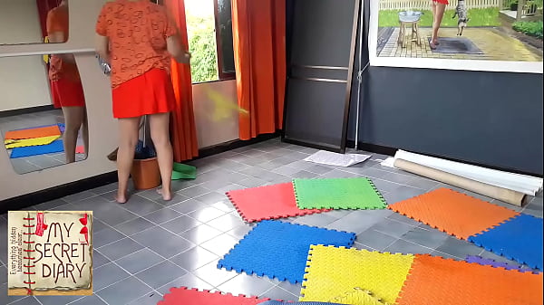 Compilation. Nudist barbershop. Nude lady hairdresser in an apron makes client to strip. Naked barber. L4
