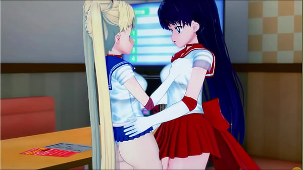 Download Video - Sailor Moon gets her pussy eaten by Sailor Mars&comma; trib orgasm&period;
