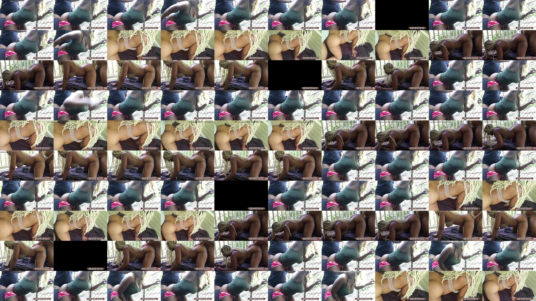 Fucking me all over the fence doggystyle 预览图
