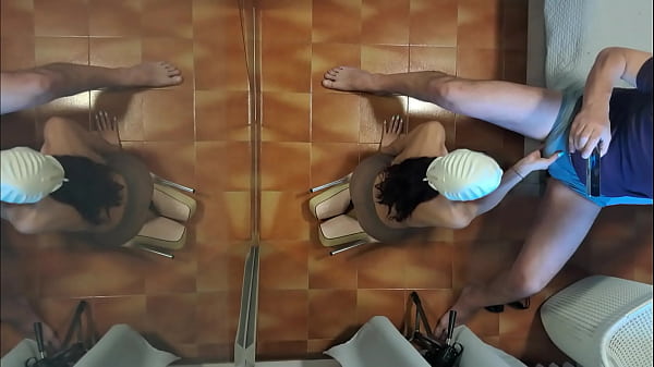 Preview - Milf in pantyhose and high heels gives a blowjob on her knees with cum swallowing