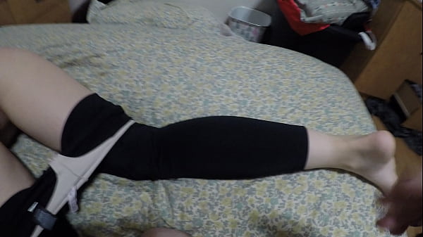 teen tied to bed spanked and creampie close up bondage