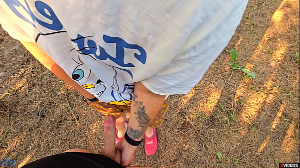 Step Mom Caught Step Son Jerking off and help Him to Cum Quick