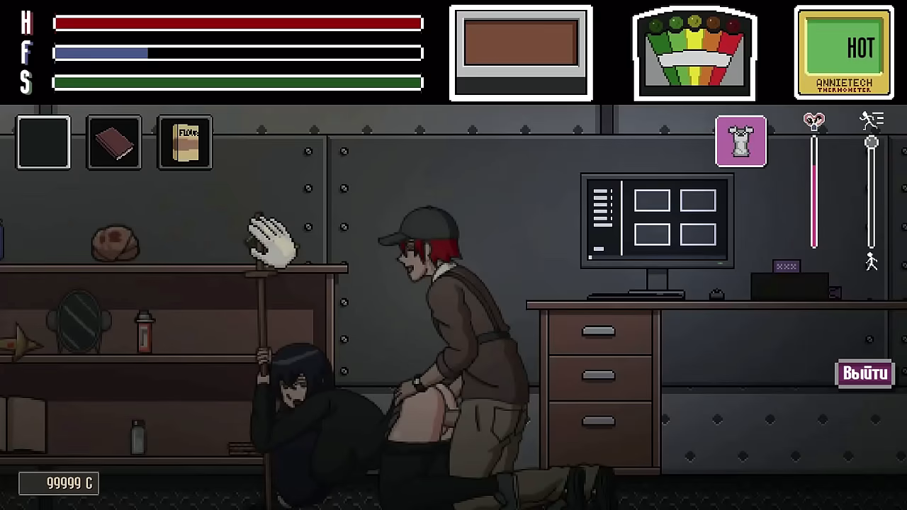 The girl protects me from ghosts, in return I fill her pussy with sperm