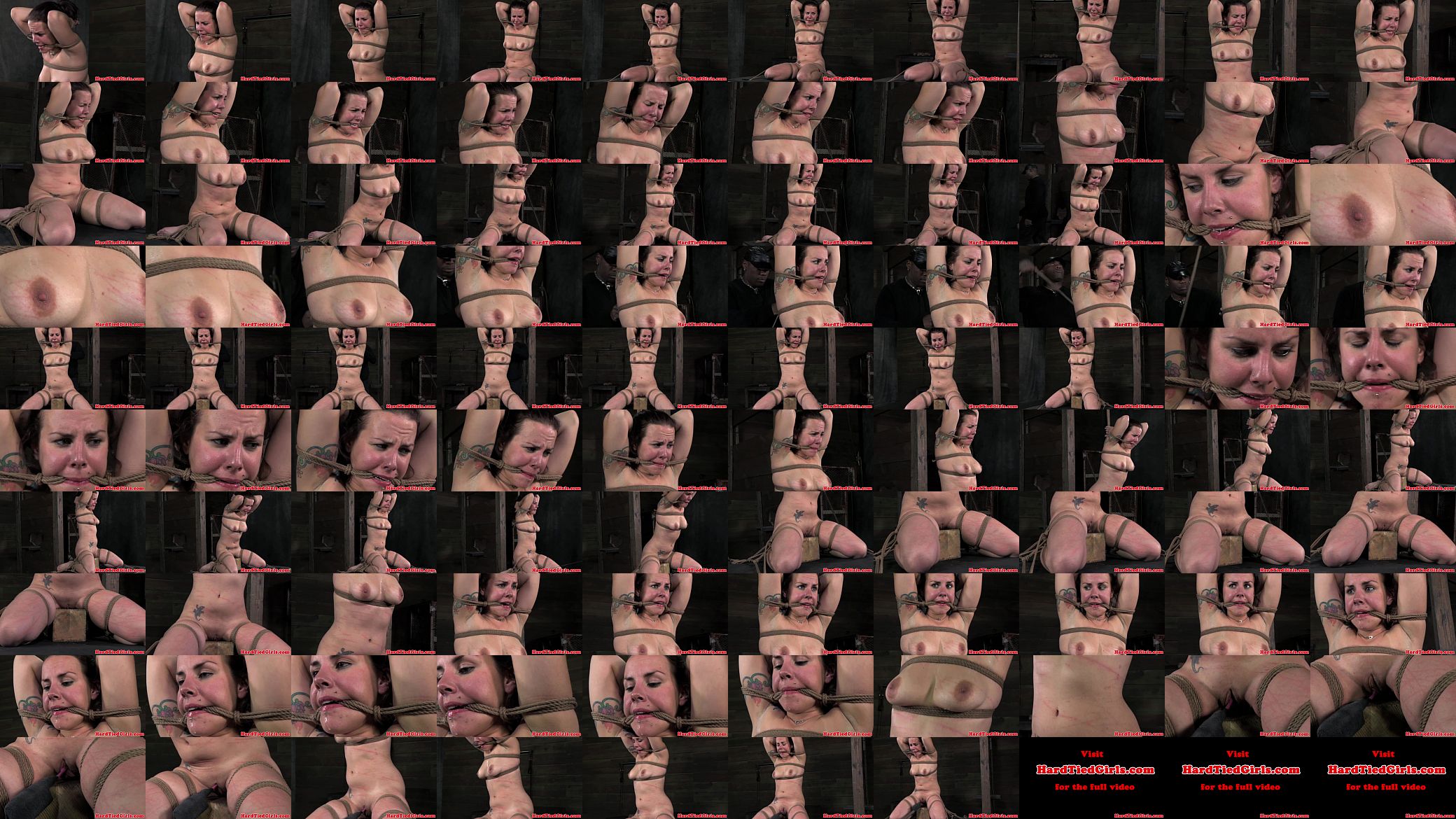 Over arm tie slut gets pussy flogged 预览图