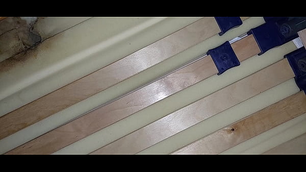 Download Video - I fuck the hole in the mattress and ejaculate sperm under the bed