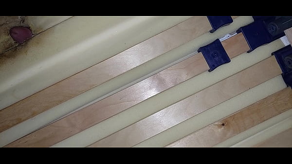 I fuck the hole in the mattress and ejaculate s...